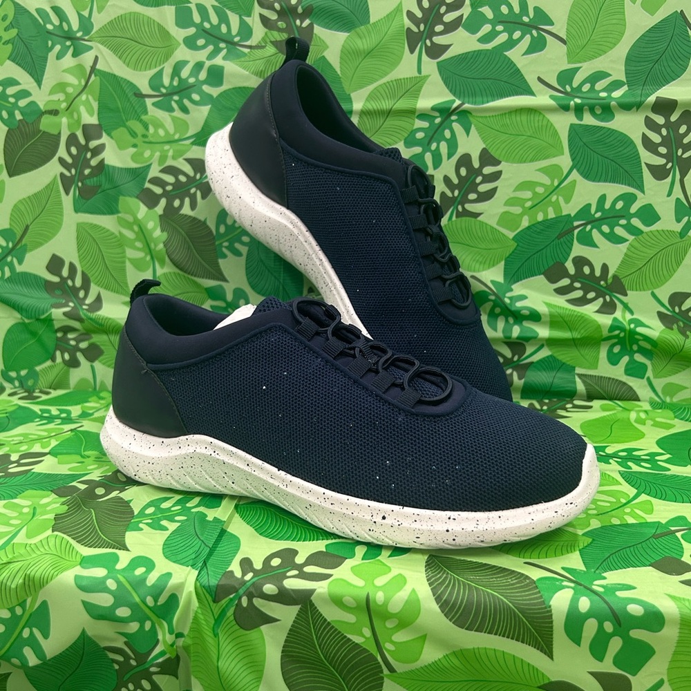 Clarks Cloudsteppers Nova Step Embellished Bungee Sneakers - NAVY,  US 9.5 W